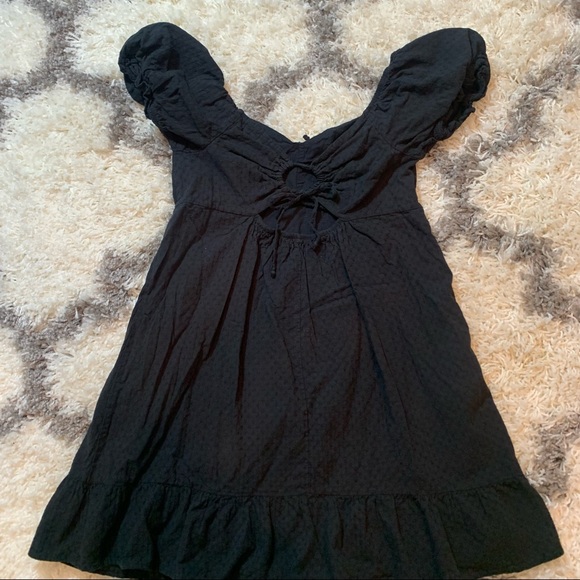 Sold. Black mini dress - Picture 4 of 6